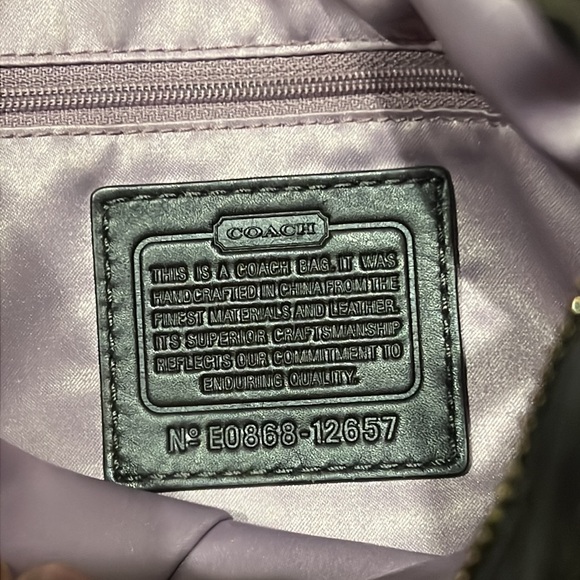 Brown tan coach bag - Picture 8 of 11